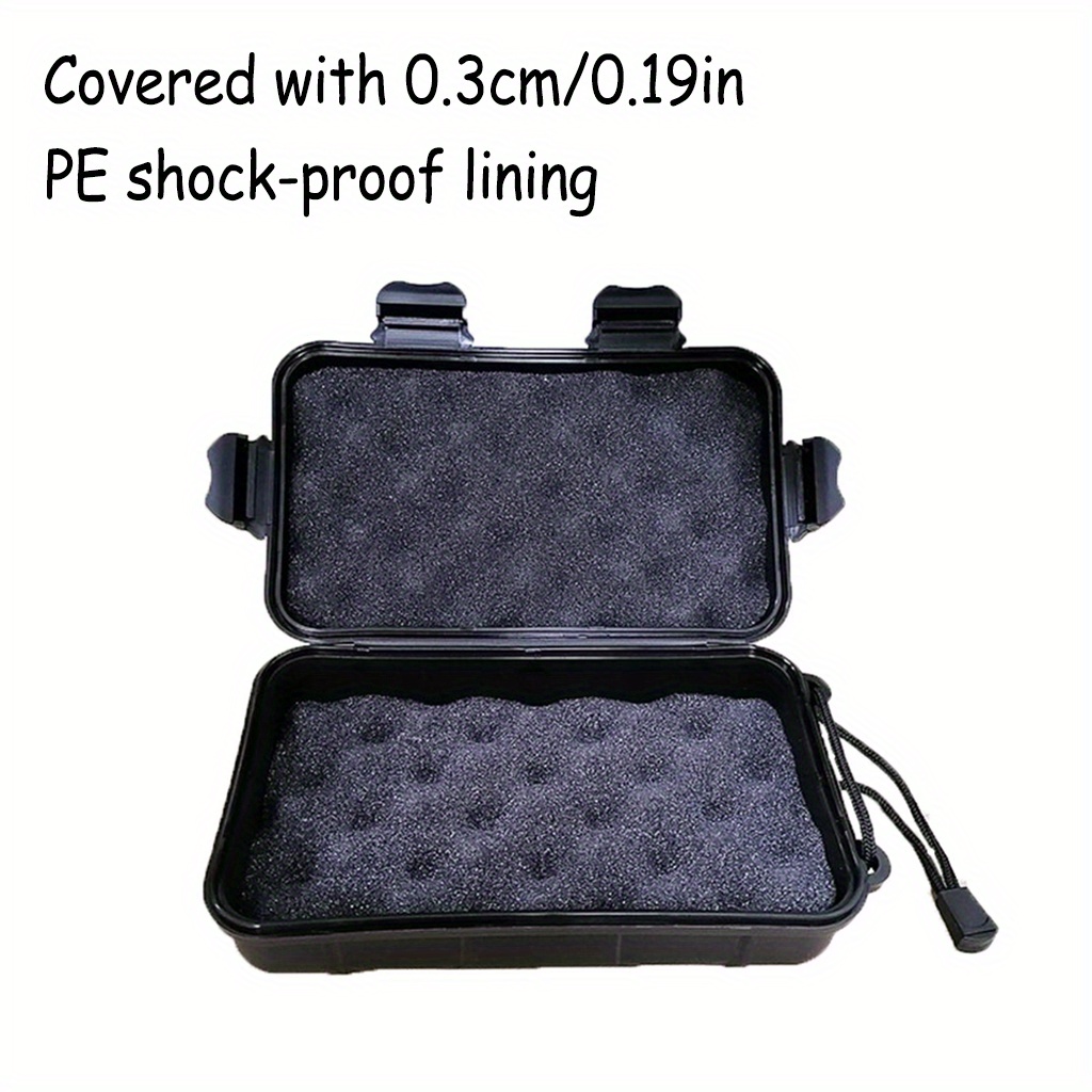 Outdoor Shockproof Anti-Pressure Airtight Survival Case Waterproof Container  Storage Carry Box Sealed Case Fishing Carry Box (170 * 110 * 48mm) :  : Sports & Outdoors