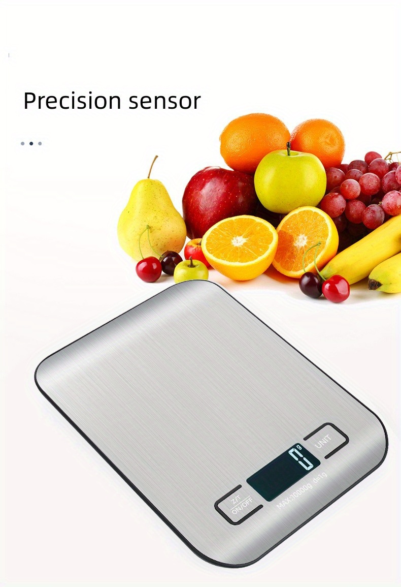 Stainless Steel Kitchen Scale Accurate Electronic Food Scale Temu