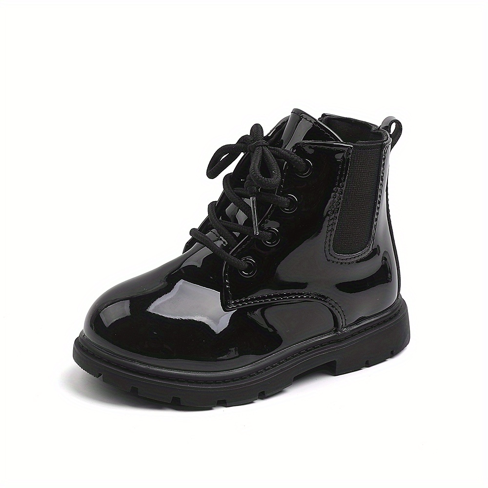 Little girls outlet black combat boots