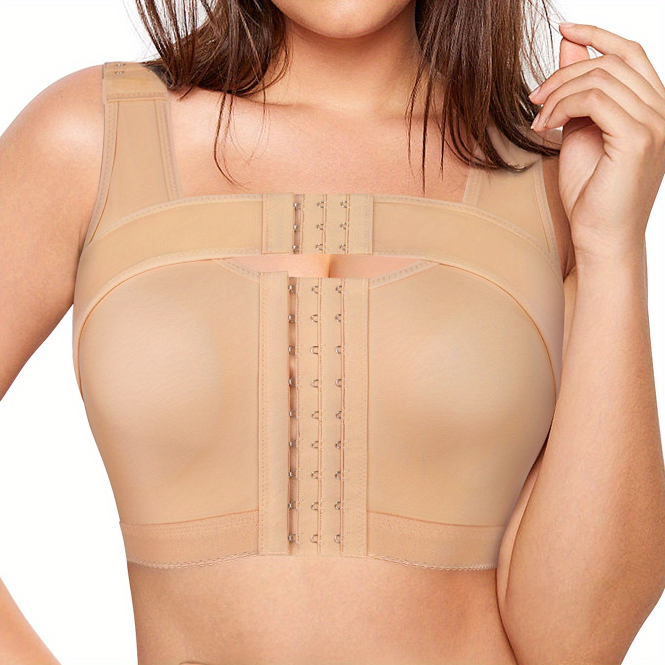  Womens Front Closure Bras Posture Full Coverage