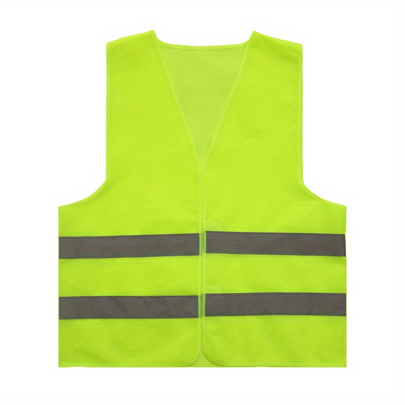 chaleco reflectante unisex   visibilidad de punto con   rayas reflectantes,   para correr  , caminar,   en bicicleta, chaleco reflectante de seguridad transpirable