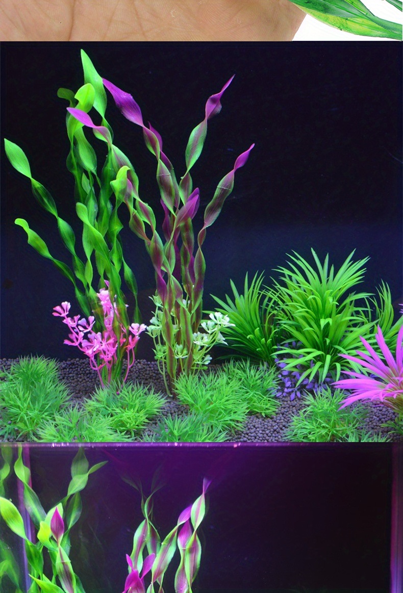 Artificial Aquatic Plants For Aquarium And Fish Tank Ornaments Landscaping Decoration Temu