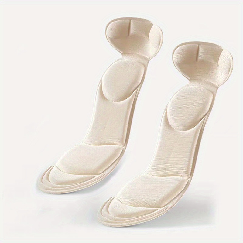 1pair Memory Foam 5d Insole High Heel Loafers Small Anti-wear Foot