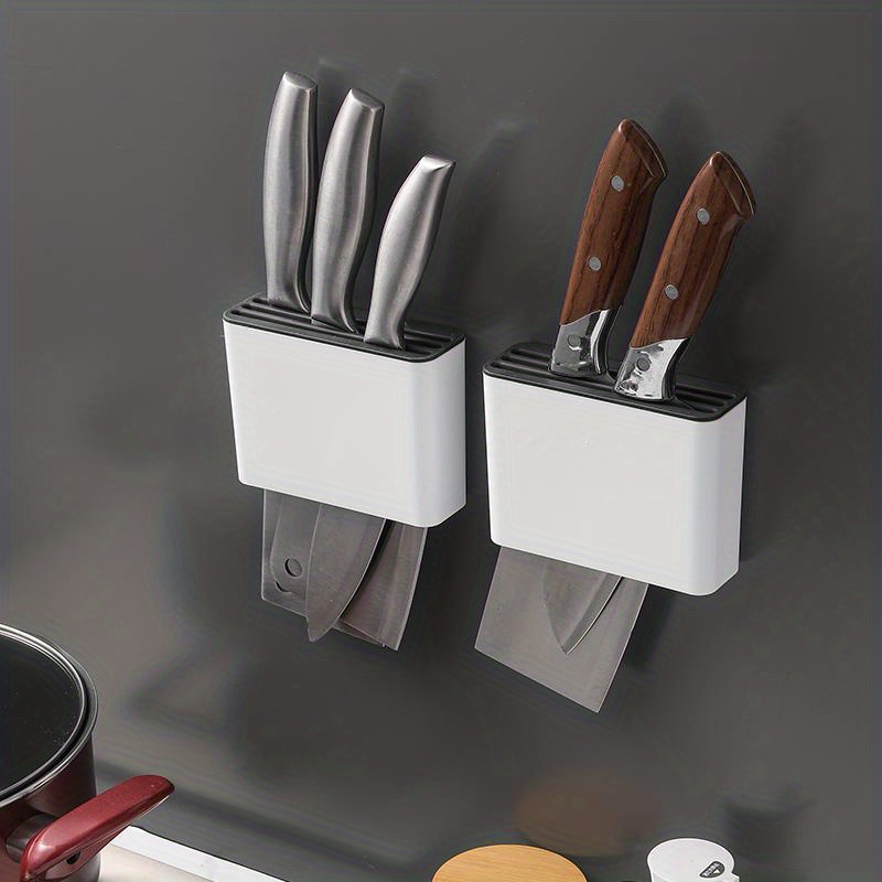 Kitchen Drawer Organizer Tray For Knives Knife Block Knife - Temu