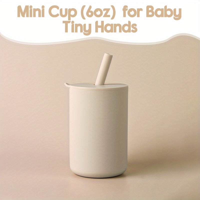 1Pcs Baby Silicone Sippy Cups Toddler Feeding Straw Cups Baby