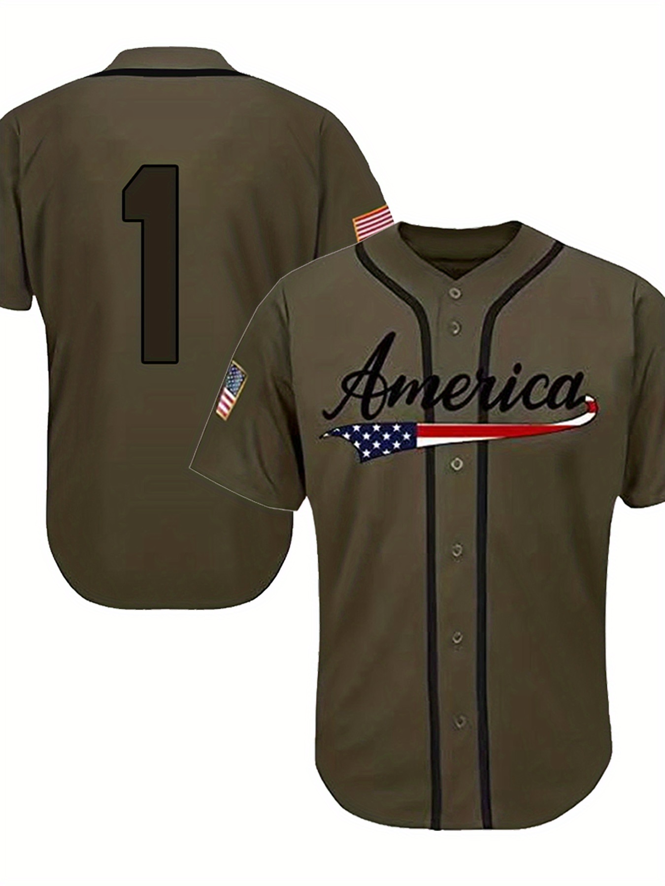 Camiseta Béisbol Diseño Clásico Hombre Camisa Béisbol Manga - Temu Chile