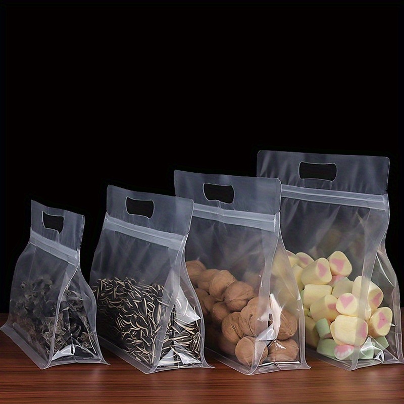 Frosted Clear Food Storage Self sealing Bag For - Temu
