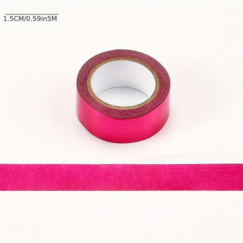 Fuchsia Pink Glitter Washi Tape Decorative Tape 15mm x 5m