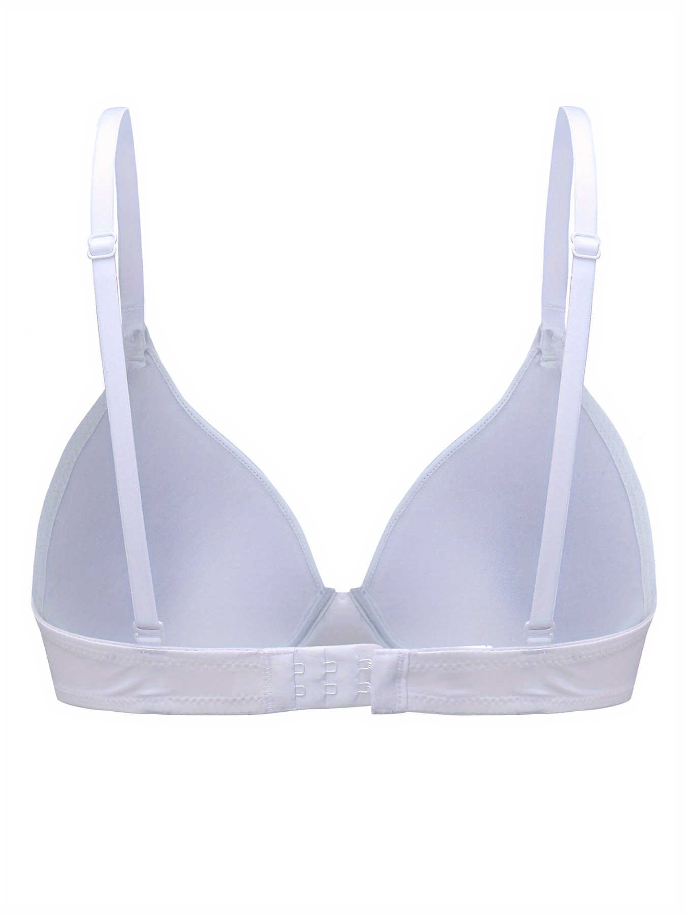 Simple Solid T shirt Bra Soft Comfy Everyday Bra Women's - Temu