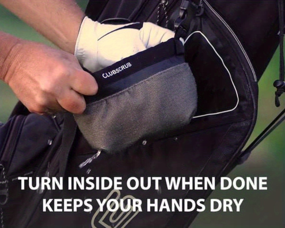 Golf Club Golf Ball Cleaning Bag Portable Temu