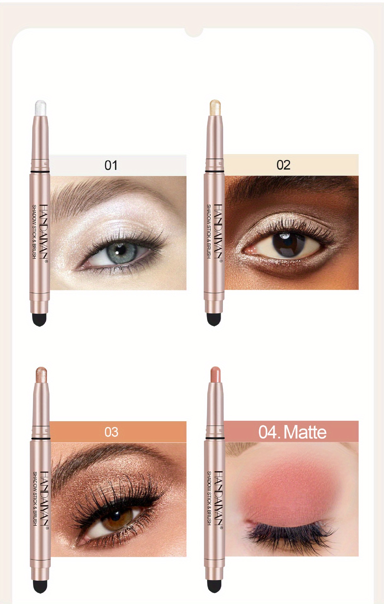 12 Color Eyeshadow Stick Eyeliner Pen Highlighter Glitter Temu