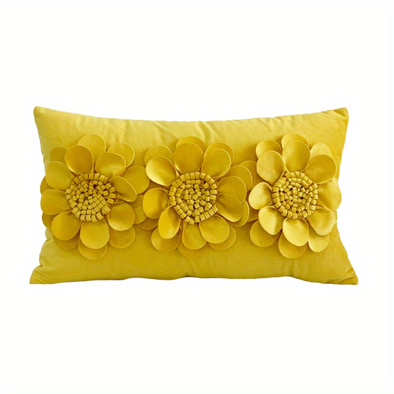  ADJUVANT Flower Throw Pillow Covers 18X18 - Set of 2
