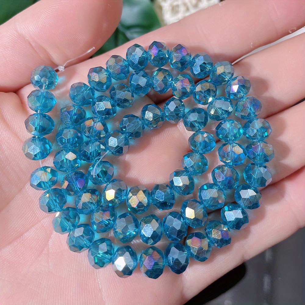 Blue Half Circle Beads - 100 Pieces – Bead Goes On