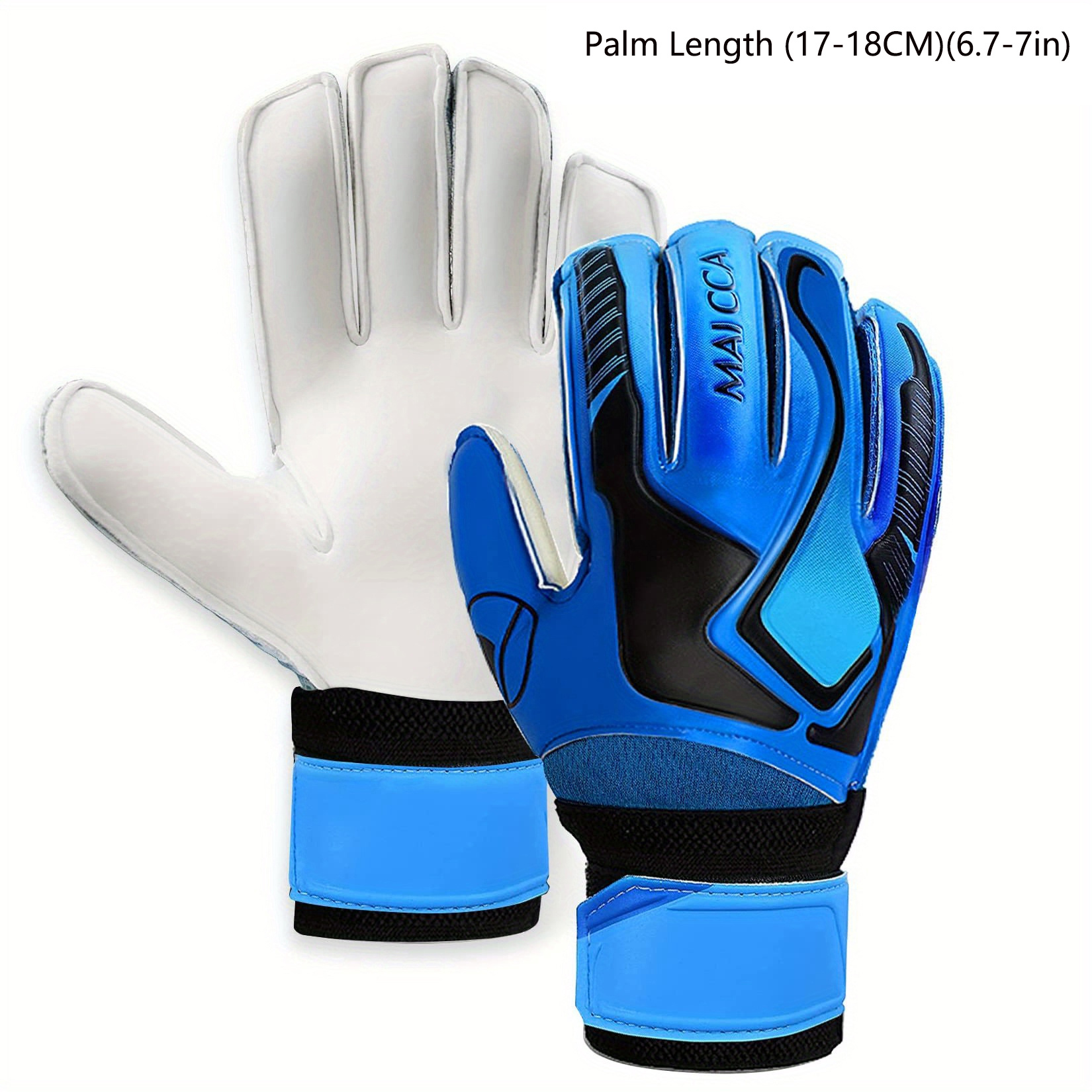  LEJN Guantes de portero de fútbol para niños, guantes de fútbol  con agarre fuerte en las palmas (azul, 5) : Deportes y Actividades al Aire  Libre