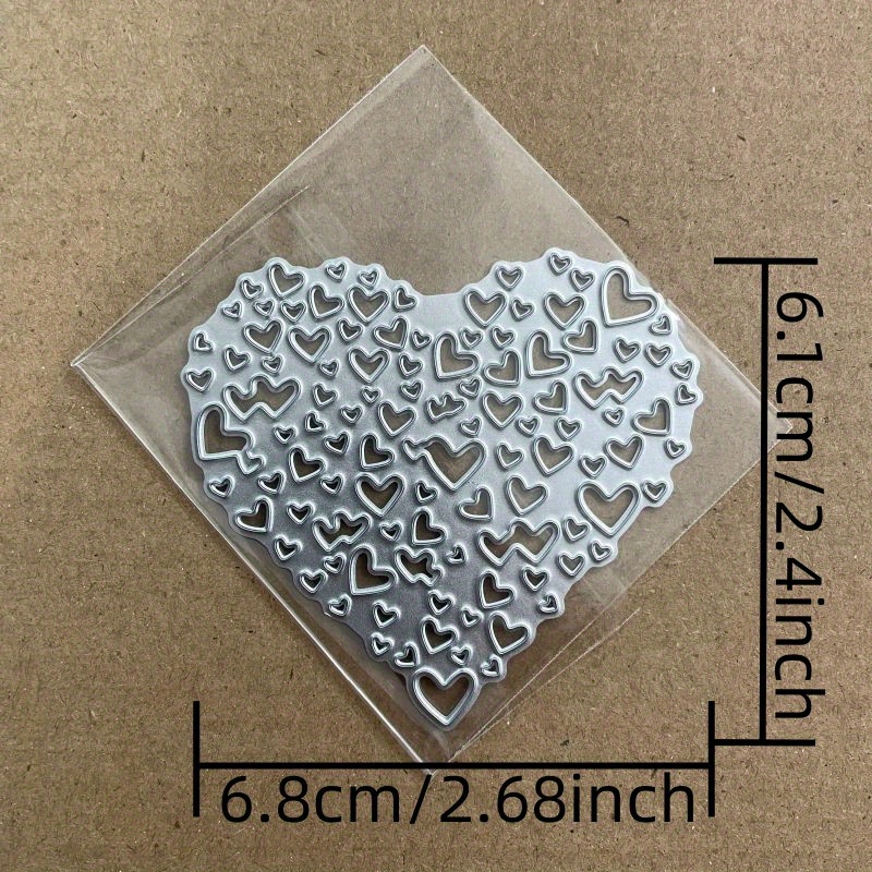Heart Ornament Metal Cutting Dies Stencils For Diy Scrapbooking Decorative Embossing Handcraft Die Cutting Template