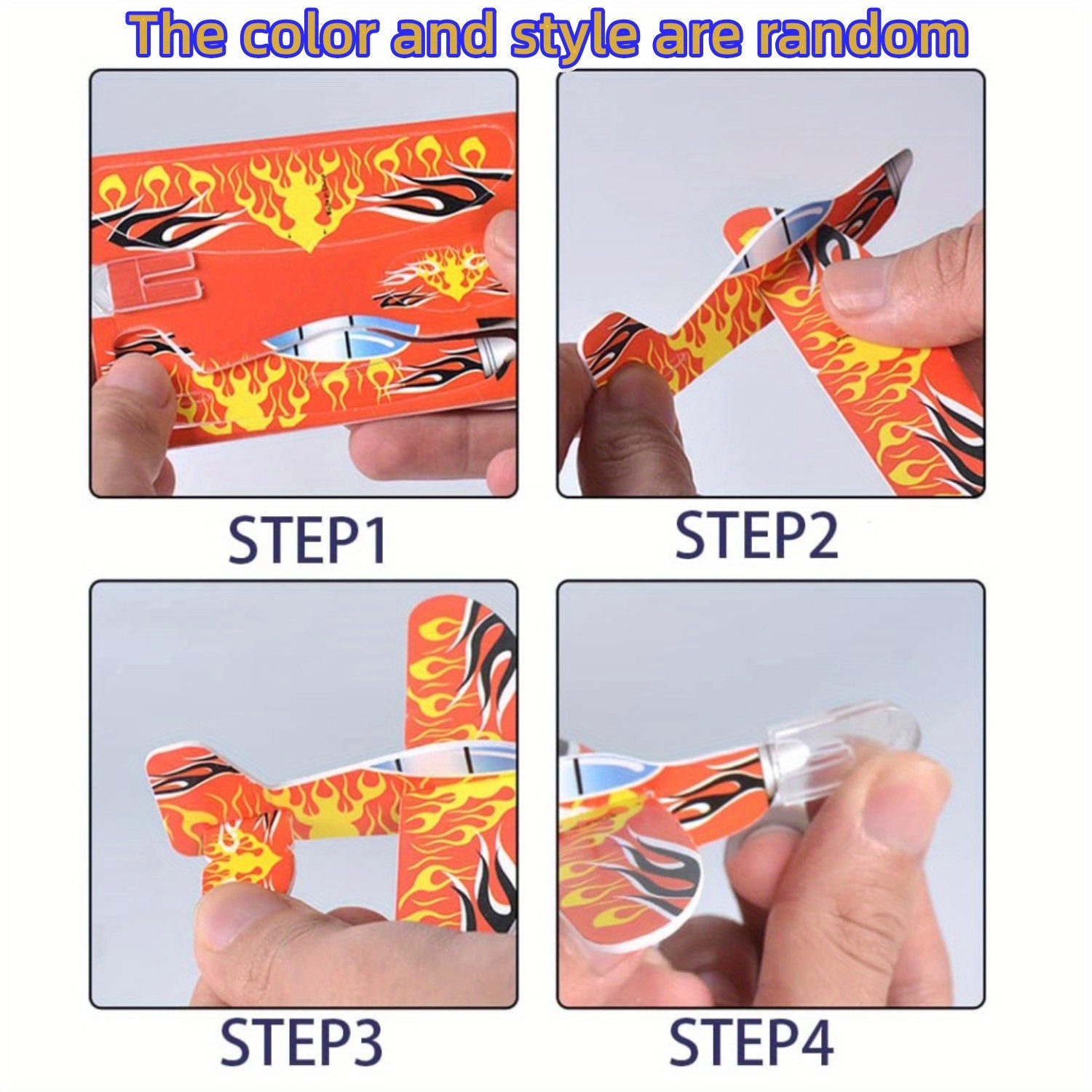 Foam Gliders Planes Toys For Kids, Paper Airplane Toys Set, Plane Party Favors Goodie Bag