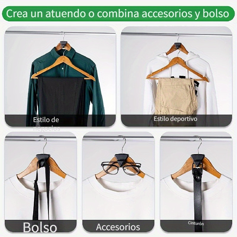 Perchas Para Ropa Que Ahorran Espacio De 1 Pieza Organizador - Temu Chile