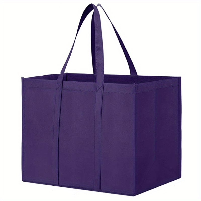 Eco-friendly Reusable Large Foldable Tote Bag - 50 LBS Capacity
