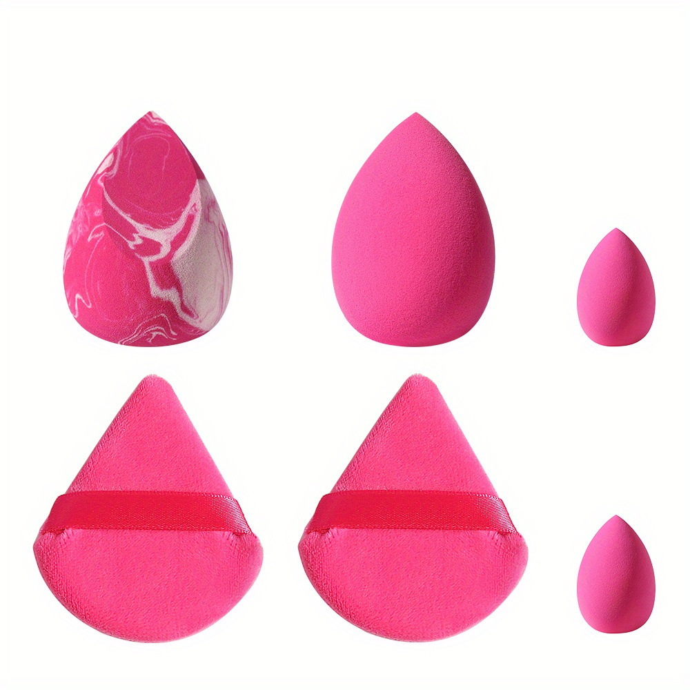  48 Pieces Cosmetic Wedges Sponges, Triangle Makeup Sponges for  Foundation, Makeup Sponge Blender Wedge (Skin Tone, Wine Red) : Beauty &  Personal Care