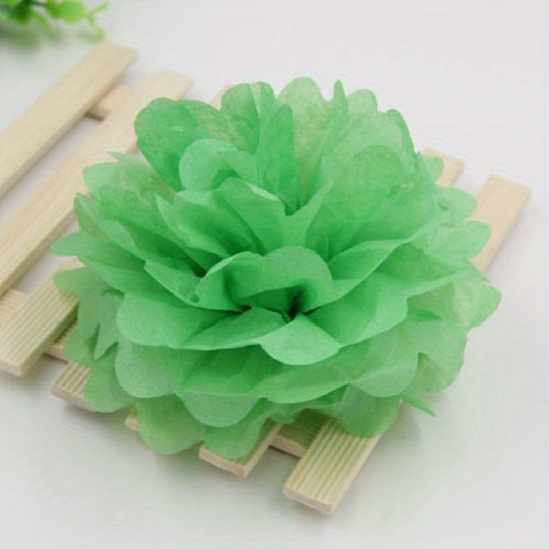 Summer Avocado Color Tissue Pom Poms Paper Flower Ball Paper - Temu