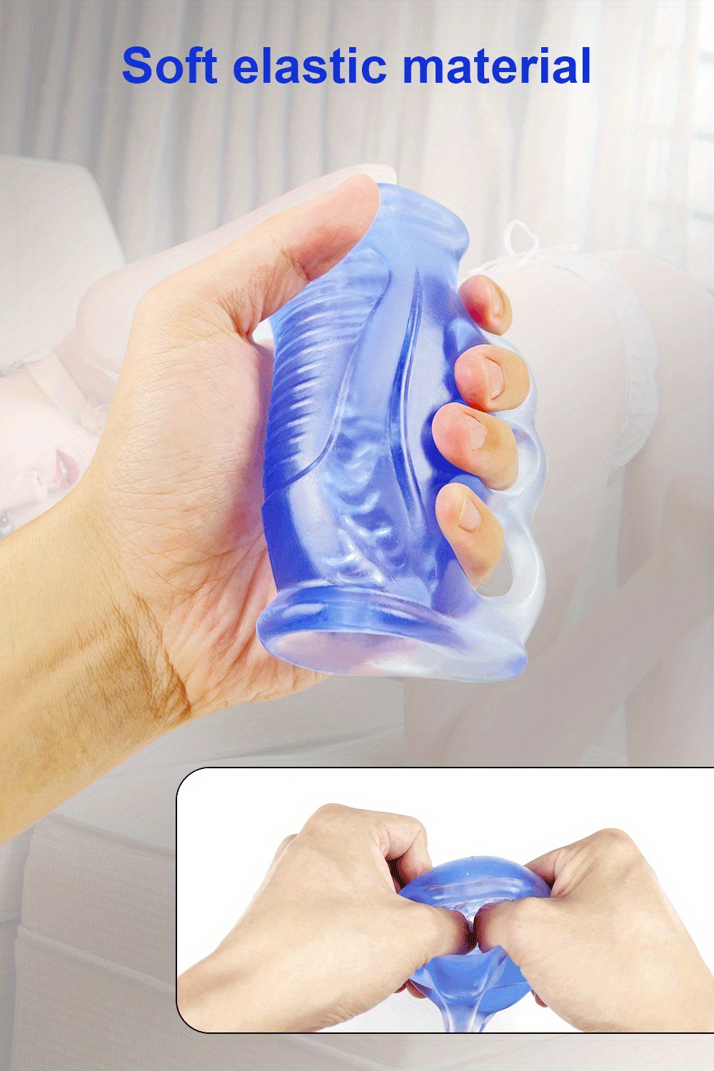 Wearable Masturbator,Penis Exerciser,Durable Time Training,Body