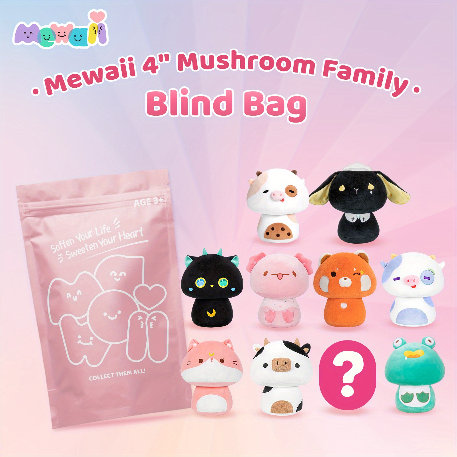 Mewaii® Mushroom Plush Toy Pillow Soft Stuffed - Temu Oman