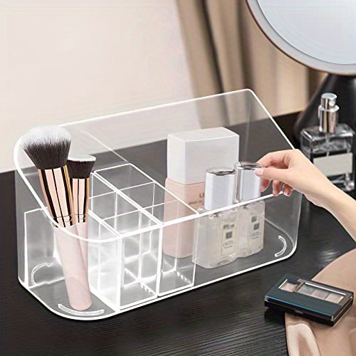 1 Organizador De Maquillaje Bonito Con Espejo Soportes De - Temu