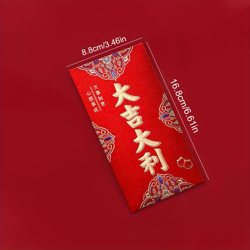 1 Paquet Sac Cadeau D'enveloppe Rouge Porte bonheur Pour - Temu