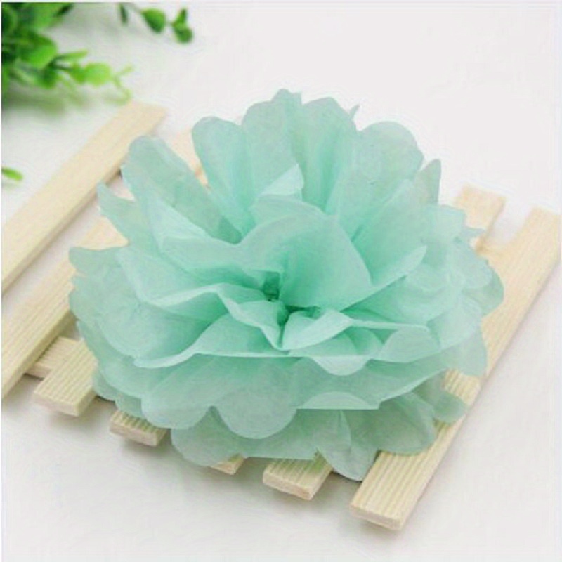 Summer Avocado Color Tissue Pom Poms Paper Flower Ball Paper - Temu