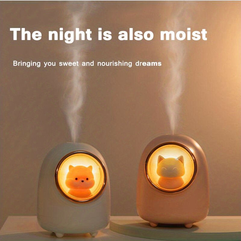 1pc 350ml electric aroma diffuser cute space capsule air humidifier ultrasonic air diffuser air humidifier for bedroom desktop decor details 3