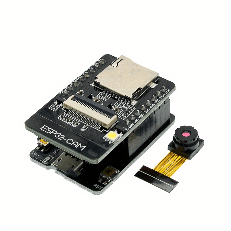 HiLetgo 2pcs ESP32-CAM Camera Module ESP32-S OV2640 2MP Camera Development  Board + Micro USB to Serial Port CH340C 4.75V-5.25V Wireless WiFi Bluetooth