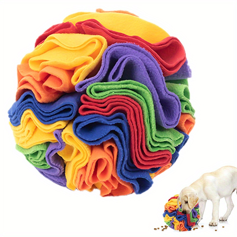 Snuffle Ball Multicolor 4 Sizes Available Treat Dispensing Dog Toy 