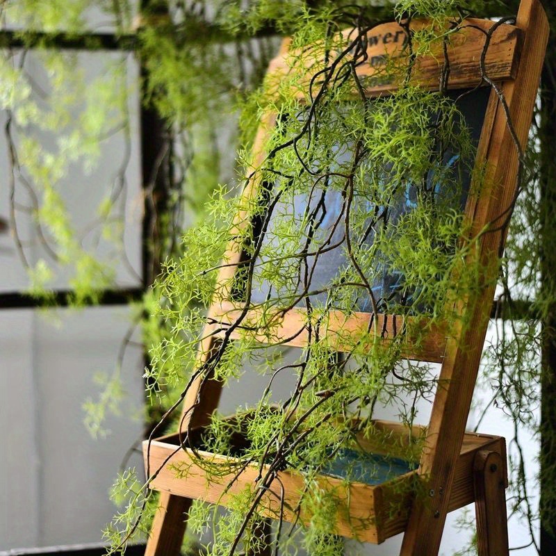 1pc Awn Shop Window Landscaping Artificial Water Plant Rattan Plant For