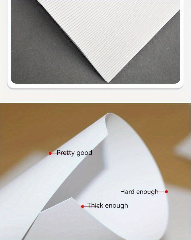 A4 White Cardboard Painting Paper Handmade Board Hand - Temu