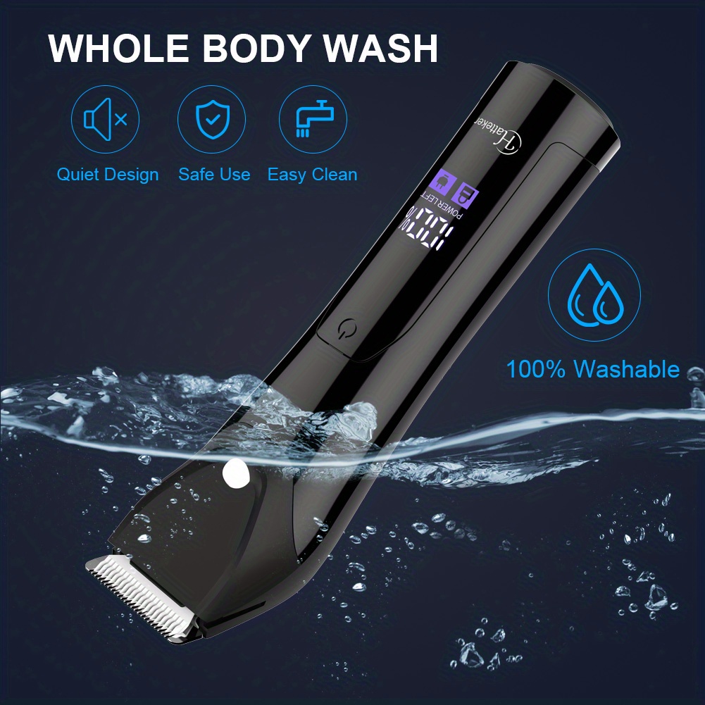Electric Groin Hair Trimmer Men's Hair Trimmer Usb Standing Temu