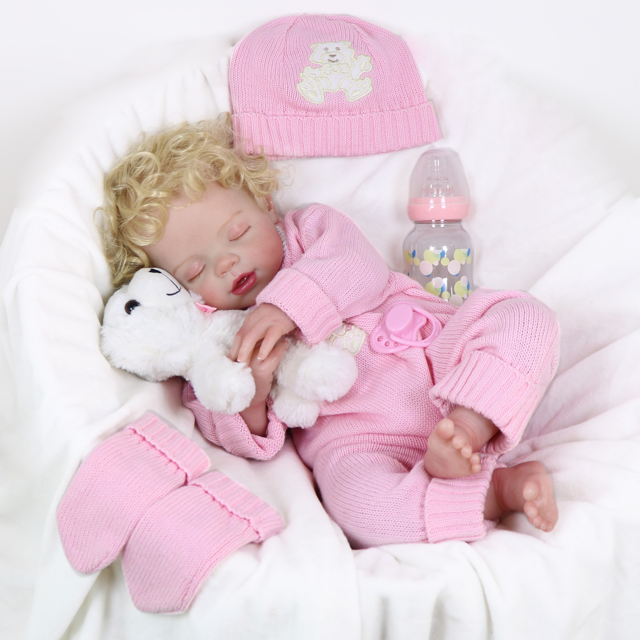 1piece 16inch Baby Reborn Dolls ,Girls Baby Doll Toys, 40cm Waterproof  Vinyl Baby Dolls ,Lifelike Baby Reborn Dolls Toys ,Girls Children's Toys  Gifts