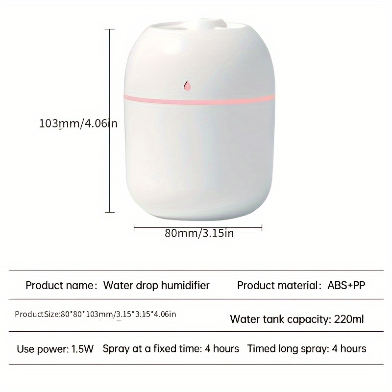 Portable Mini Cup Spray Mist Humidifier Double Wet Aroma - Temu