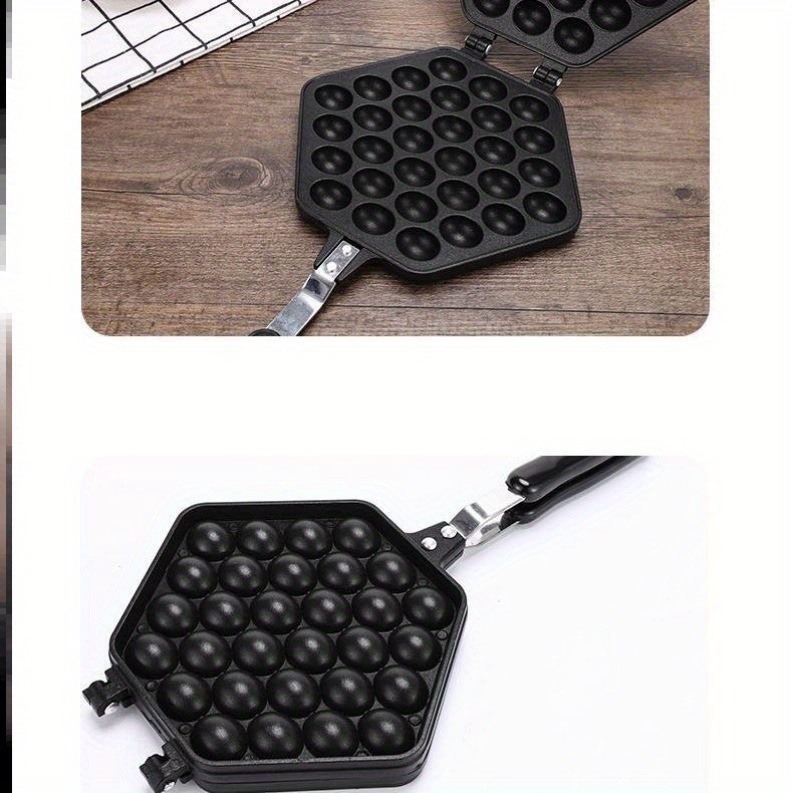 Non stick Hong Kong Style Egg Waffle Maker Double - Temu