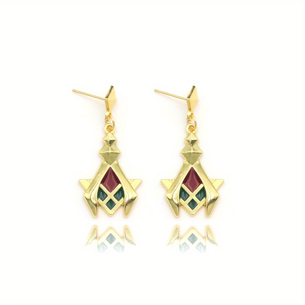 Magic School Light Earrings Blazing Mane Lion Deshia Cos Earpin
