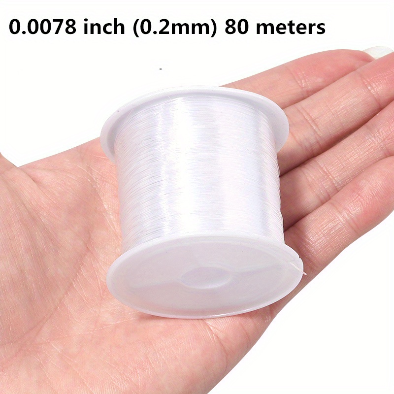 1pc Fish Line Wire Clear Non-Stretch Cords String Beading Cord Thread For  Jewelry Making Supply