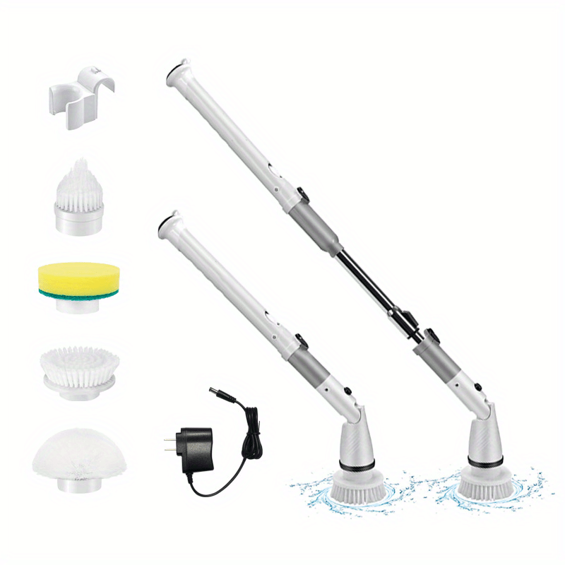 Upgraded Power Rotary Scrubber, 360 Degree Cordless Bathroom Tub and Tile  Floor Scrubber, Multi-Purpose Power Cleaner, Shower Scrubber for Cleaning