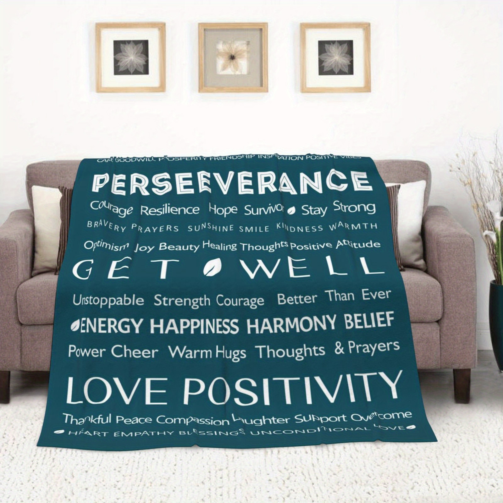 Get Well Soon Blanket for Women Sympathy Gifts Inspirational Spiritual  Blanket Healing Blanket Comforting Pick Me Up Gifts for Women Christmas  Throw