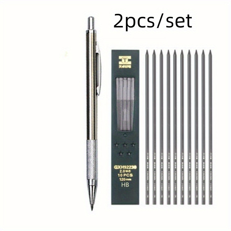 Office Mechanical Pencils Set Hb Lead Holder Drafting - Temu
