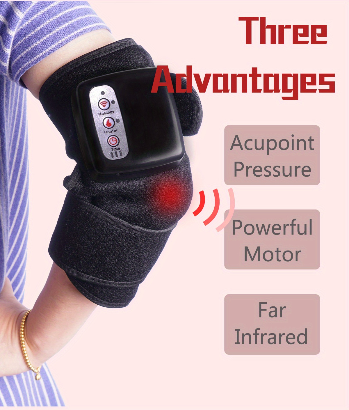 Viktor Jurgen Far Infrared Knee Wrap Arthrosis Hot Massage