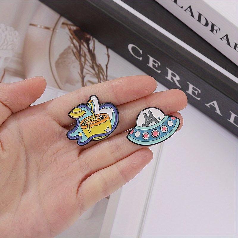 Creative Cute Alloy Cartoon Animal Brooch Pins Lapel Badge - Temu Australia