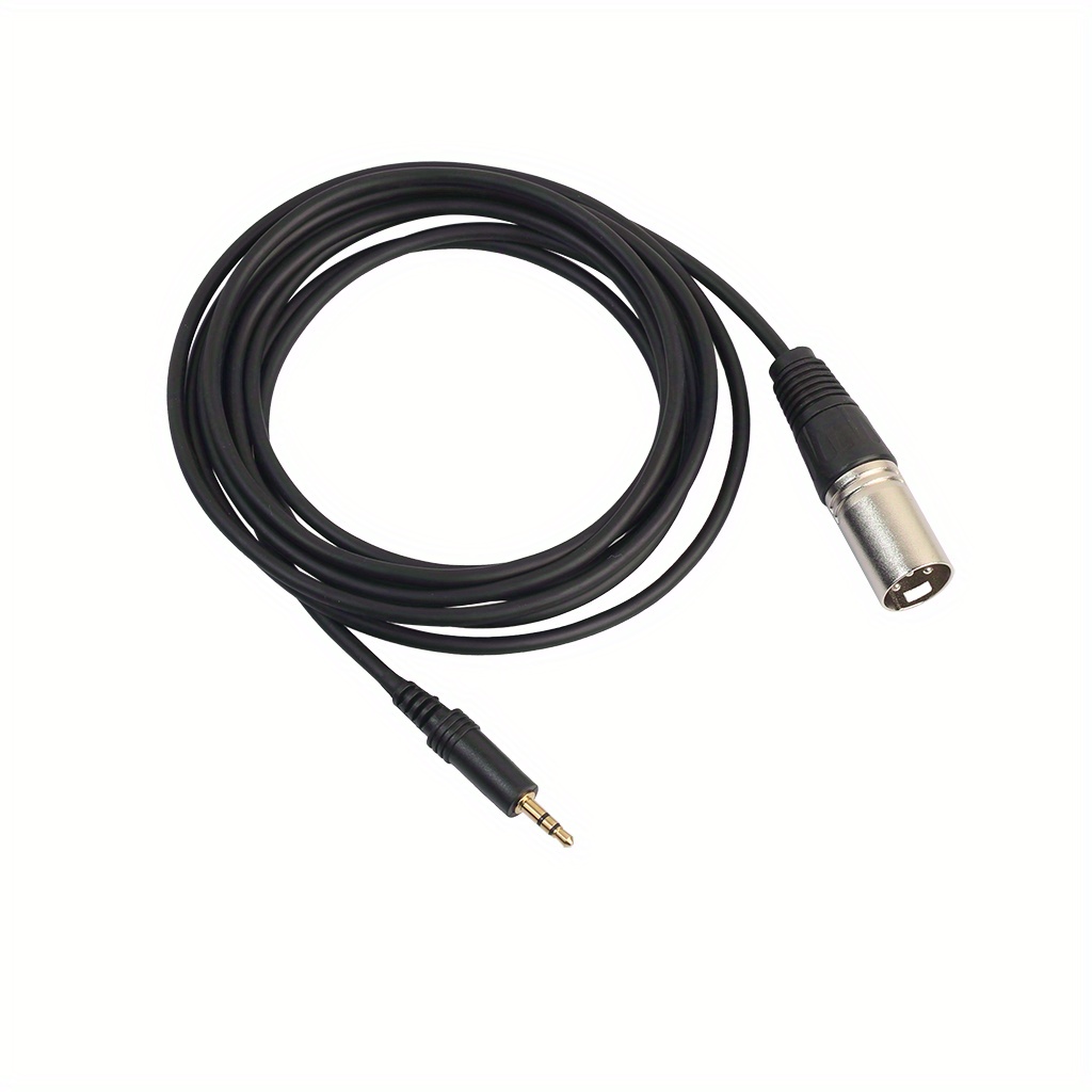 3.5Mm To Xlr Cable 10Ft,Unbalanced Mini Jack 1/8 Inch To Xlr Male