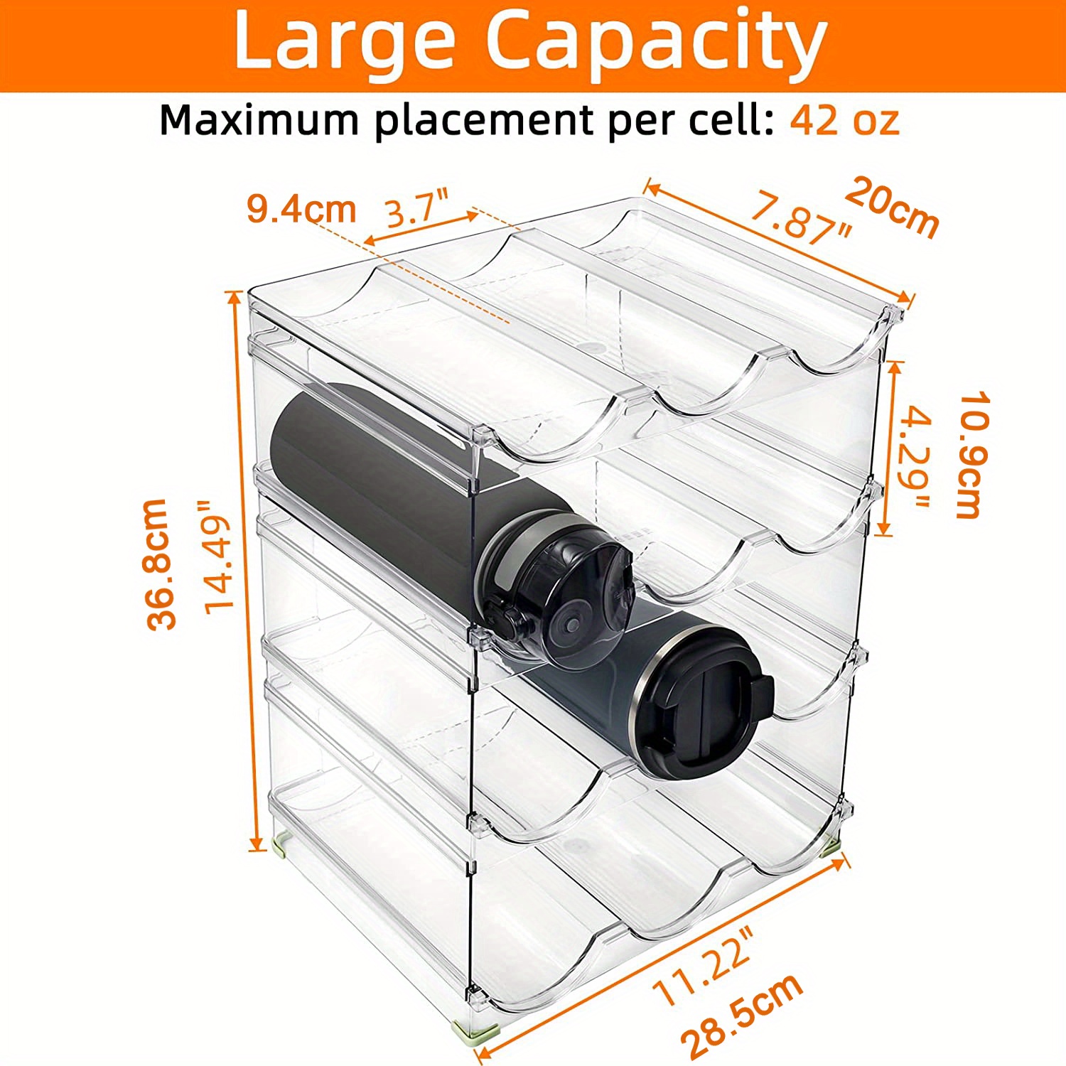 Organizer Bottiglie D'acqua 1pc 2/3/4 Strati Portaoggetti - Temu Italy