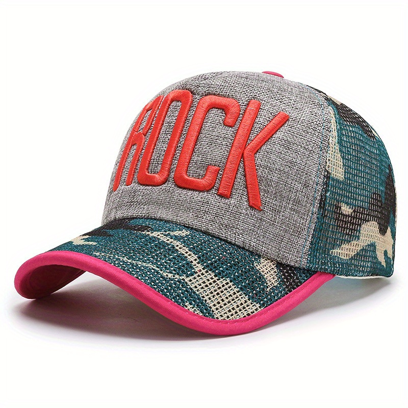 Gorra de malla de verano Trucker, rojo MCap Sombrero del camionero