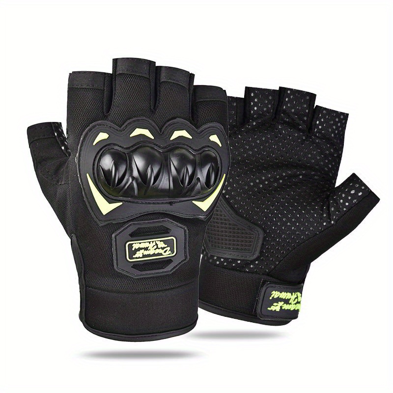Breathable Non Slip Motorcycle Riding Gloves with Touch Screen - 1 Pair