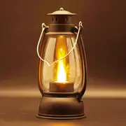 1pc mini vintage wind lamp led candle light small night light camping light bedside hanging light table light atmosphere light electronic candle light with 3 pieces ag13 battery powered details 10